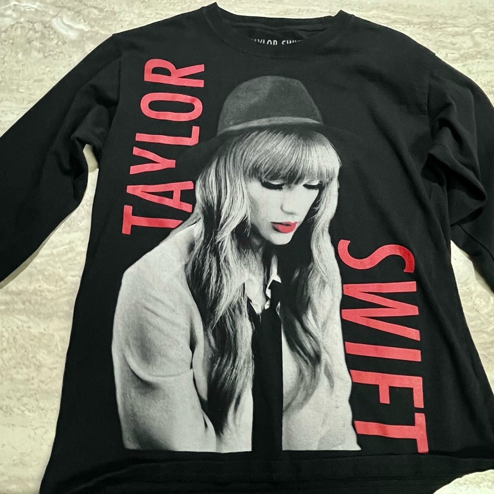 Taylor Swift Spotify Exclusive Red Long Sleeve - image 1